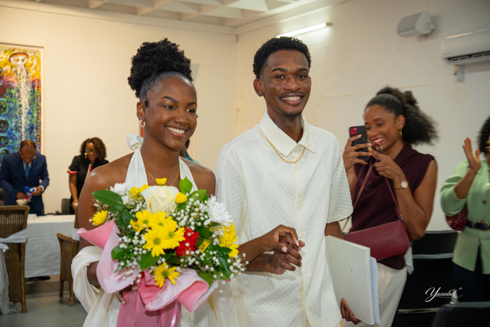 Cérémonie civile du mariage N&N à la mairie de Petit-Bourg — photographie 18